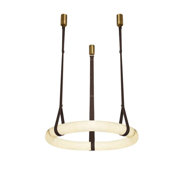 Oslo pendant light with marble ring, modern lighting decor for stylish home interiors
