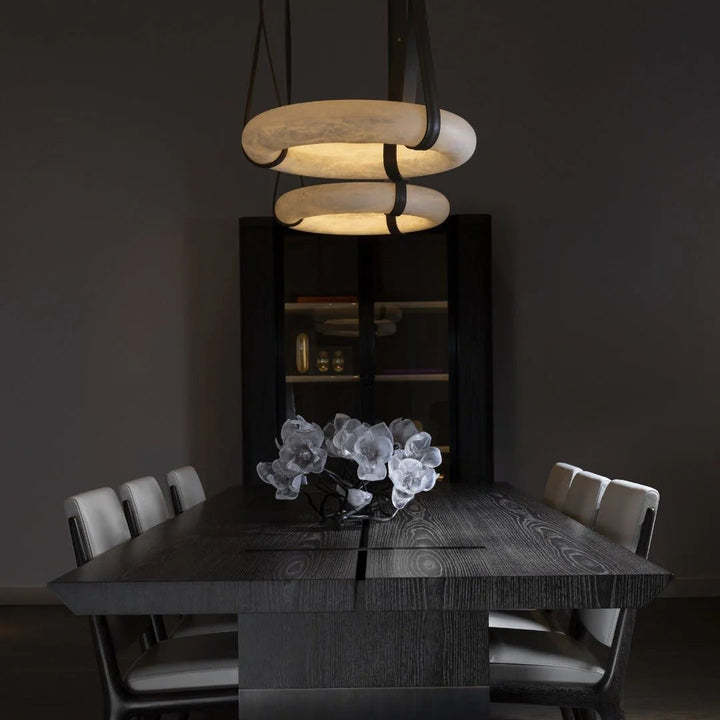 Oslo pendant light dining view, modern lighting decor for stylish and elegant home interiors