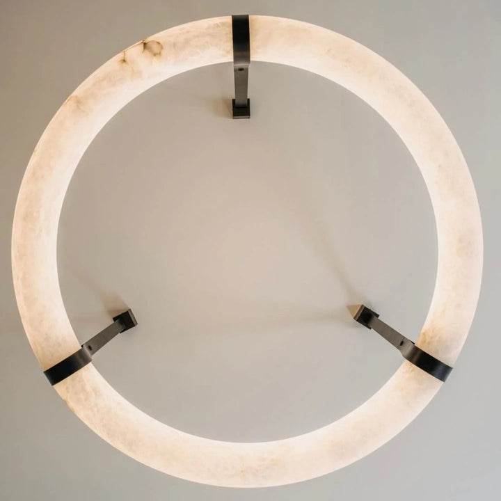 Oslo pendant light bottom view, modern lighting decor for stylish and elegant home interiors
