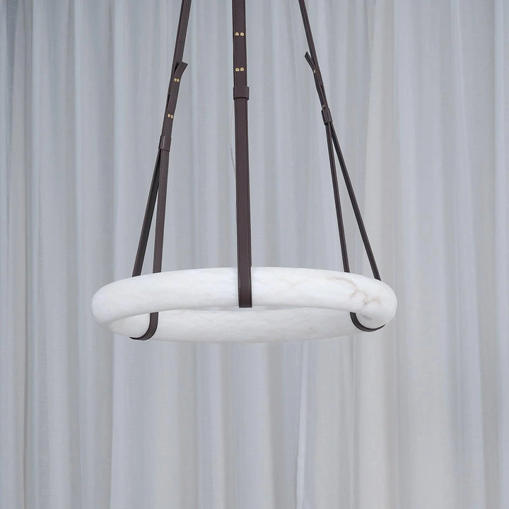 Oslo pendant light B front view – modern round ceiling lighting for contemporary interiors