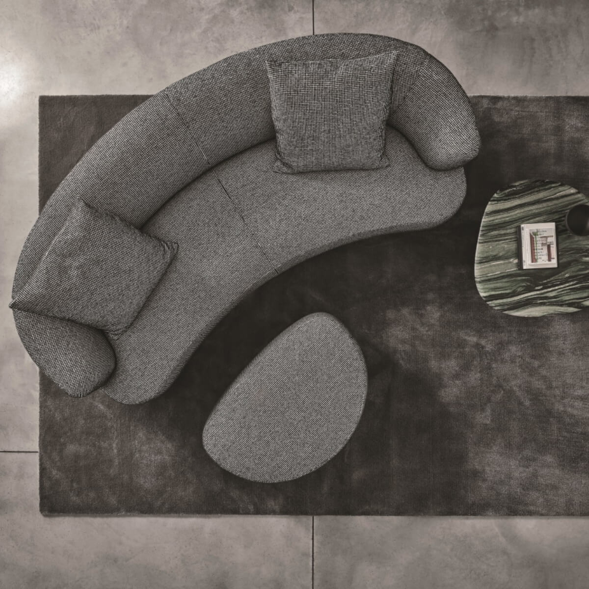 Modern PlushPalace sofa with breathable cotton linen upholstery and cozy seating