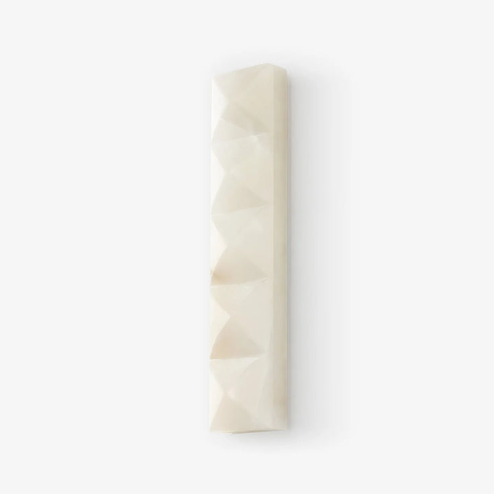 Prism alabaster wall sconce light, modern decorative wall lighting for elegant interiors