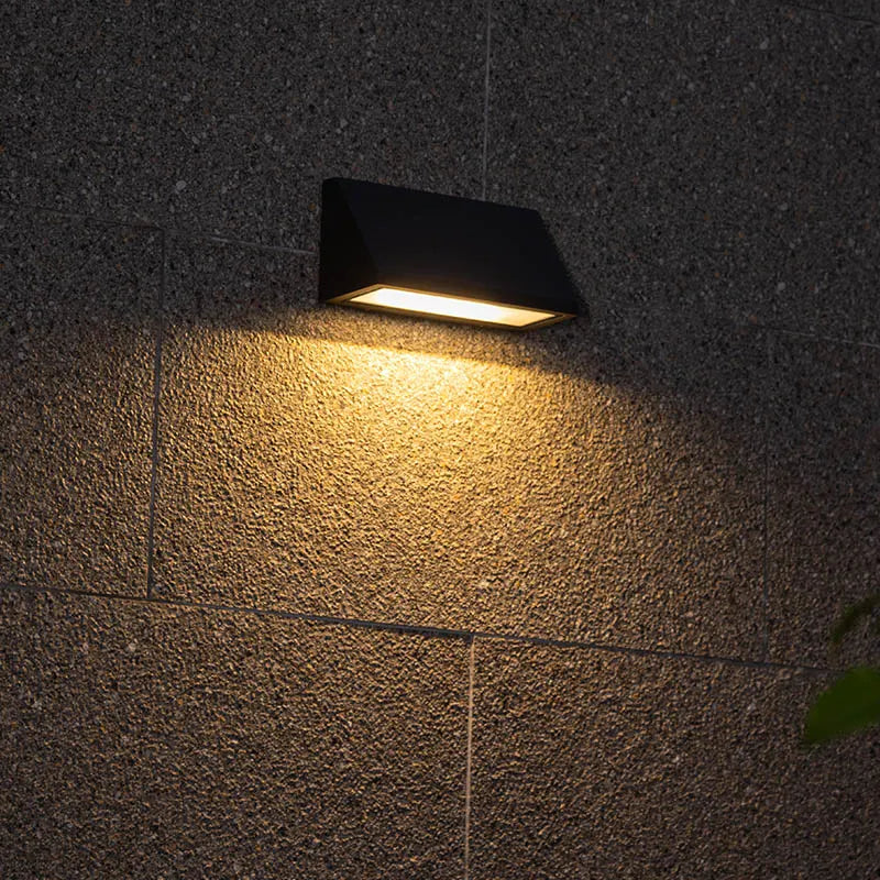 Side view of PRISM GLOW LED Wall Light – Stylish design with energy-efficient LED illumination for contemporary spaces.