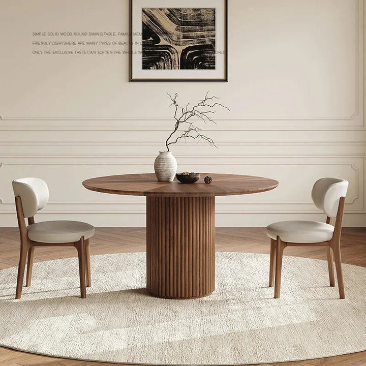 Nordic Solid Wood Dining Table – Modern French Design for Your Home ...