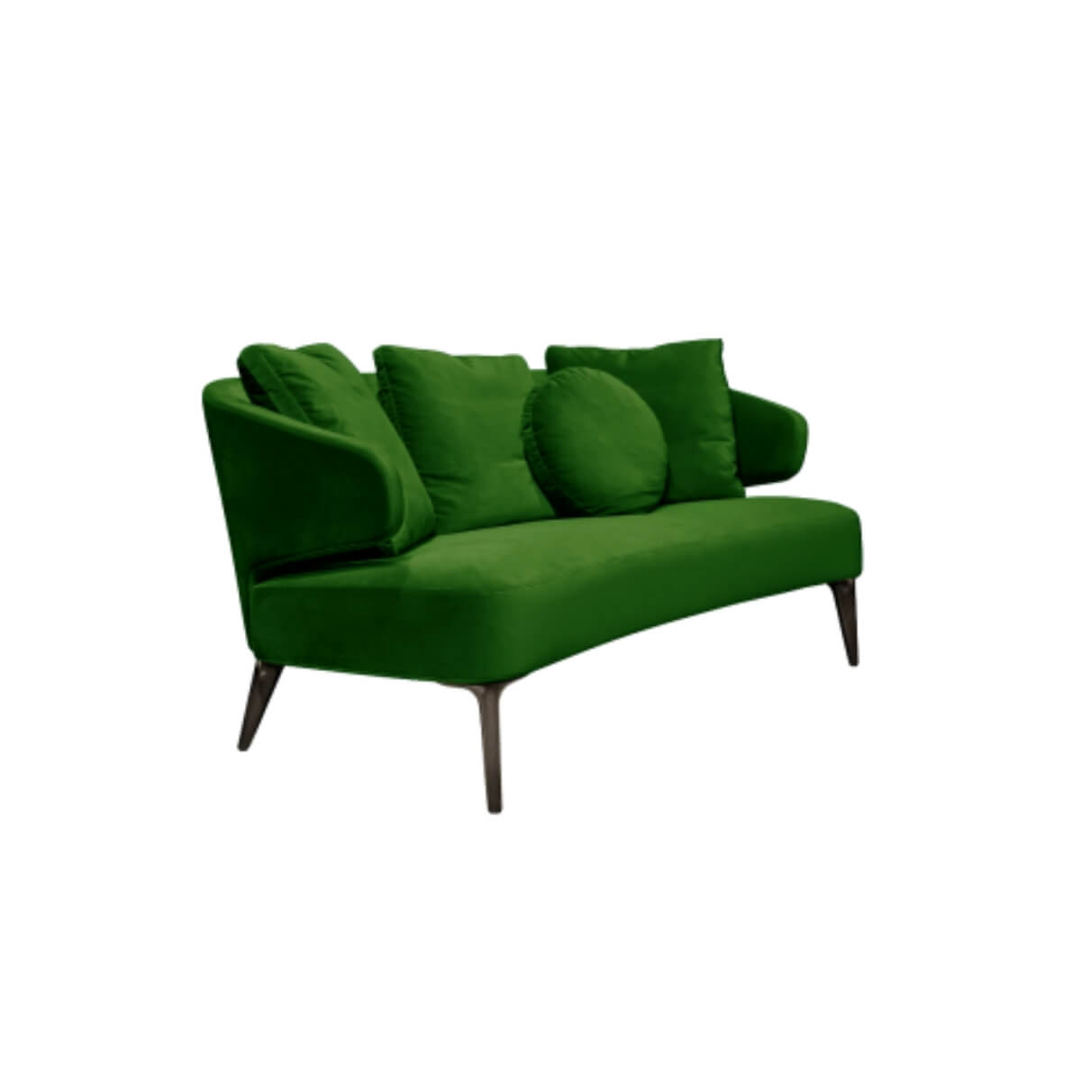 Dreamy Drift modern lounge chair upholstered in soft linen with minimalist design