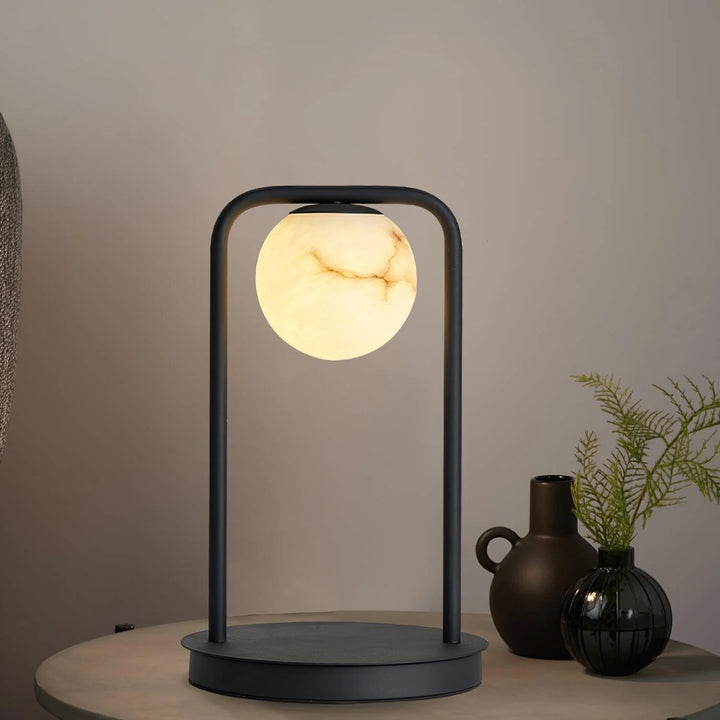 Rebirth table lamp modern lighting, front view showcasing elegant design and contemporary home décor