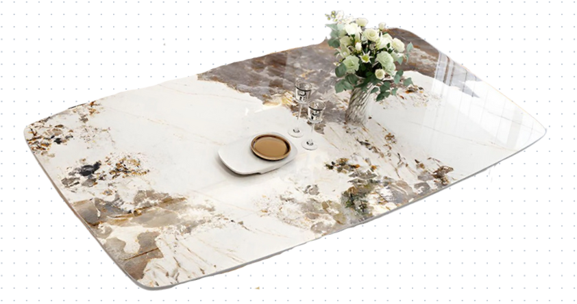 Rectangle Natural Marble Surface – Premium Quality Stone – Elegant Home and Furniture Decor