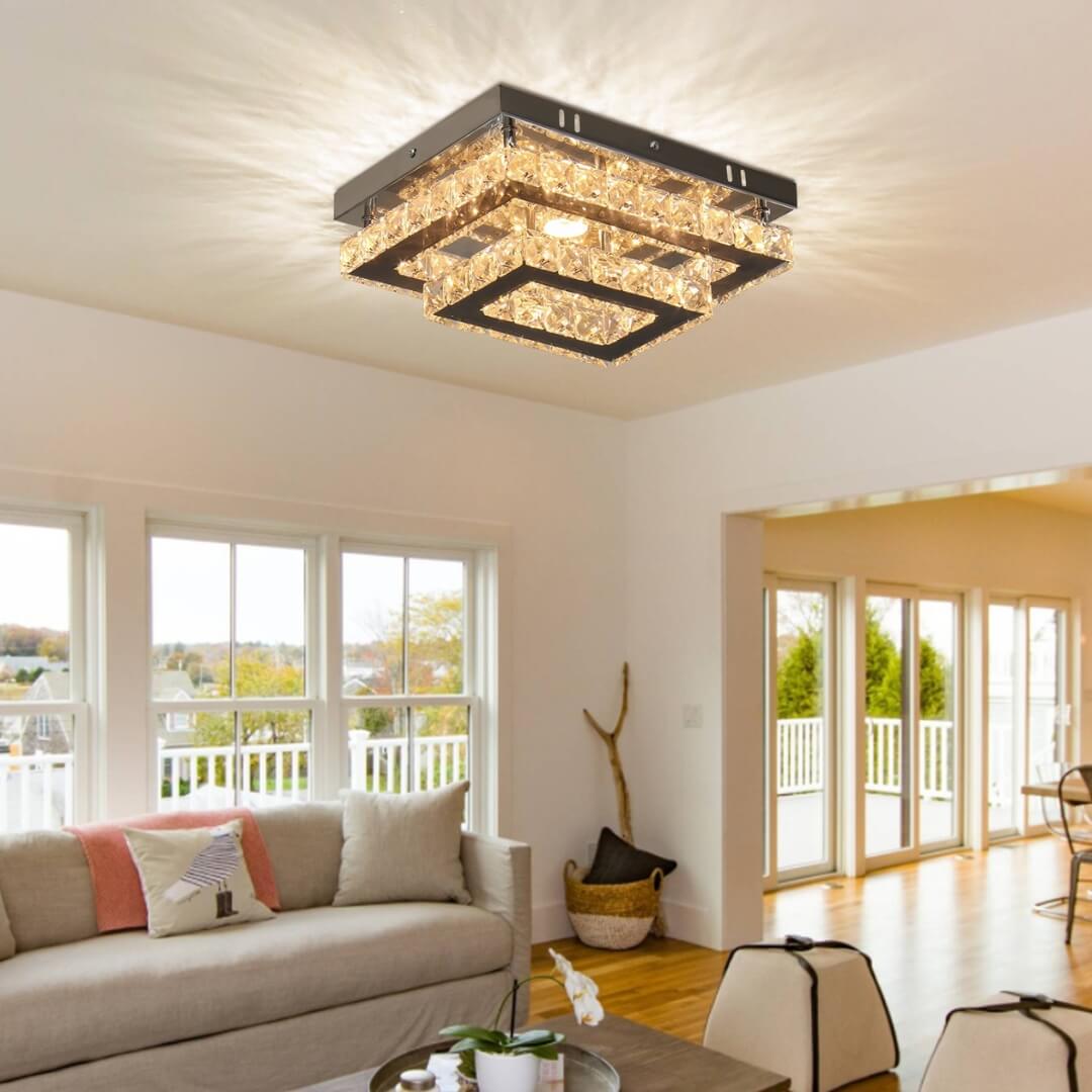Regal flush mount ceiling light with elegant design – sleek fixture providing soft, ambient lighting for modern interiors