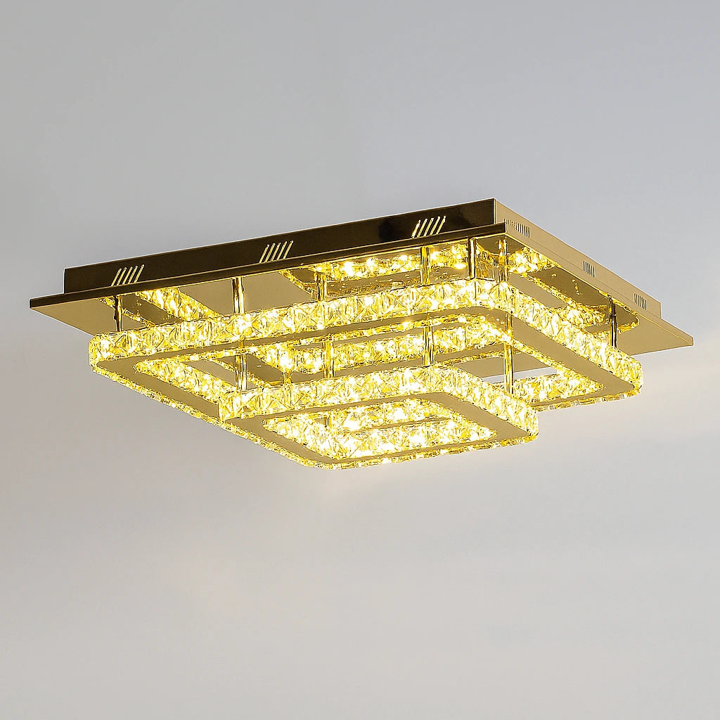 Regal gold chandelier, a luxury and elegant ceiling light fixture for sophisticated interiors.