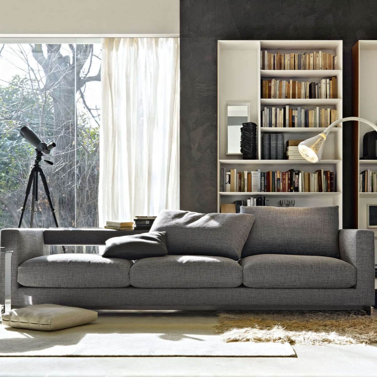 Relaxation sofa from Radiant Sanctuary collection with plush cushions and modern design