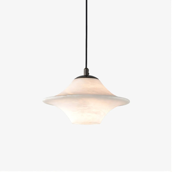 Saucer Alabaster Pendant Light modern elegant ceiling lamp stylish lighting fixture for interiors