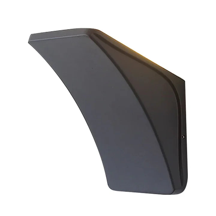 Close-up view of SHADOW CREST LED Outdoor Wall Light – Detailed look at the sleek design and energy-efficient LED lighting for outdoor spaces.