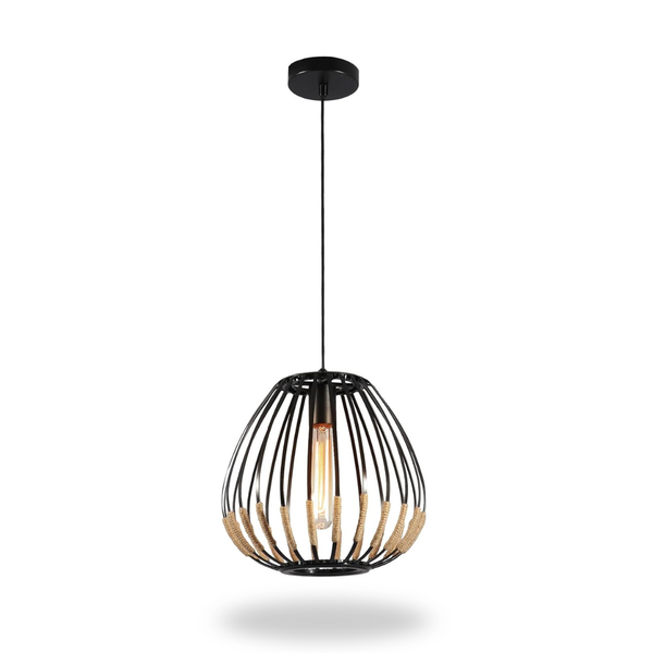 Silklush small sleek black modern pendant light featuring minimalist and elegant design