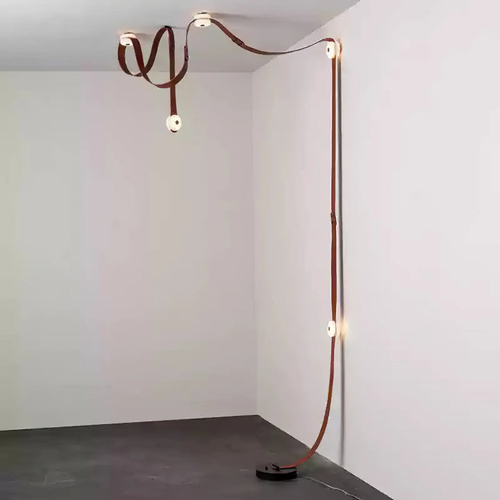 Snaps alabaster pendant light front view, elegant marble finish pendant illuminating modern interiors