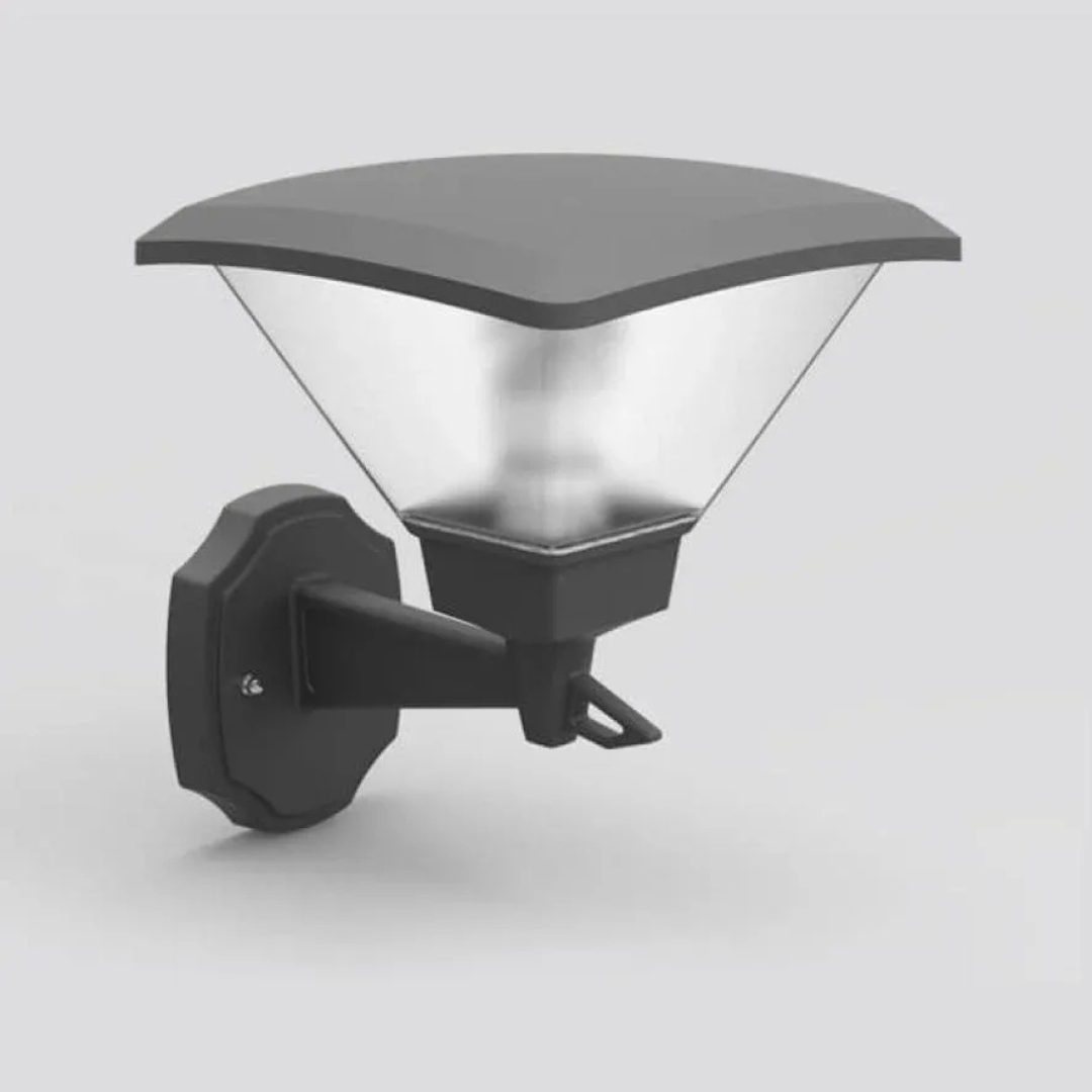 SOLAR FLARE LED Wall Light – Energy-efficient solar-powered lighting with a sleek design for outdoor illumination.