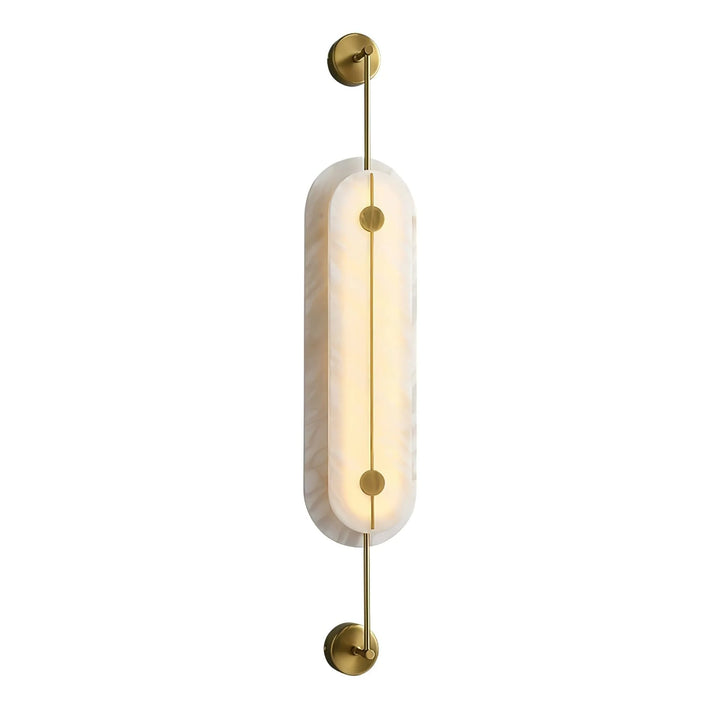 Solvane modern wall sconce light side view, highlighting elegant minimalist design for stylish interiors