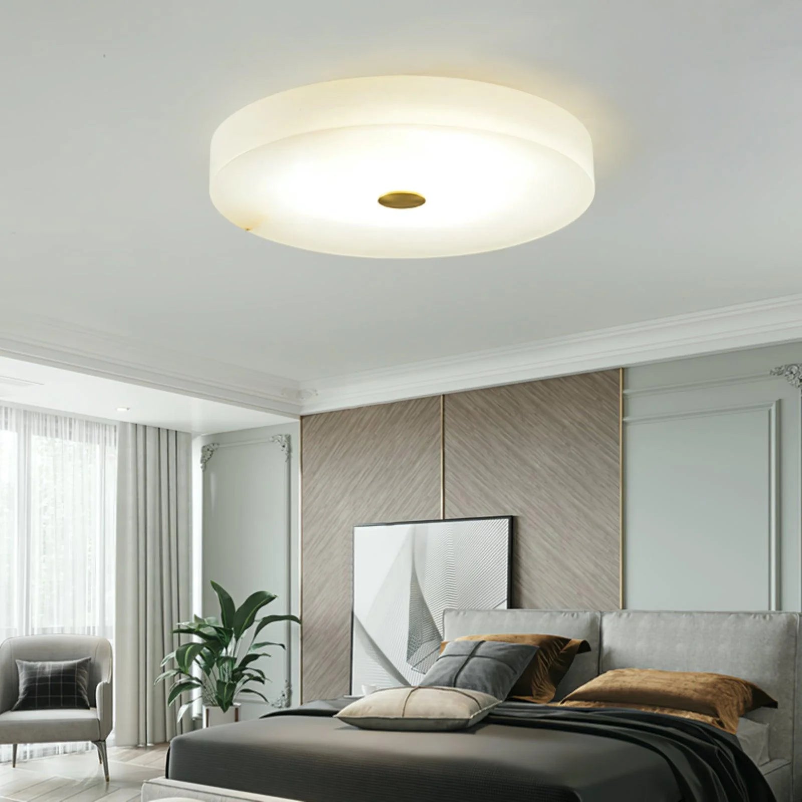 Sophie alabaster ceiling lamp modern elegant home lighting fixture stylish ceiling light