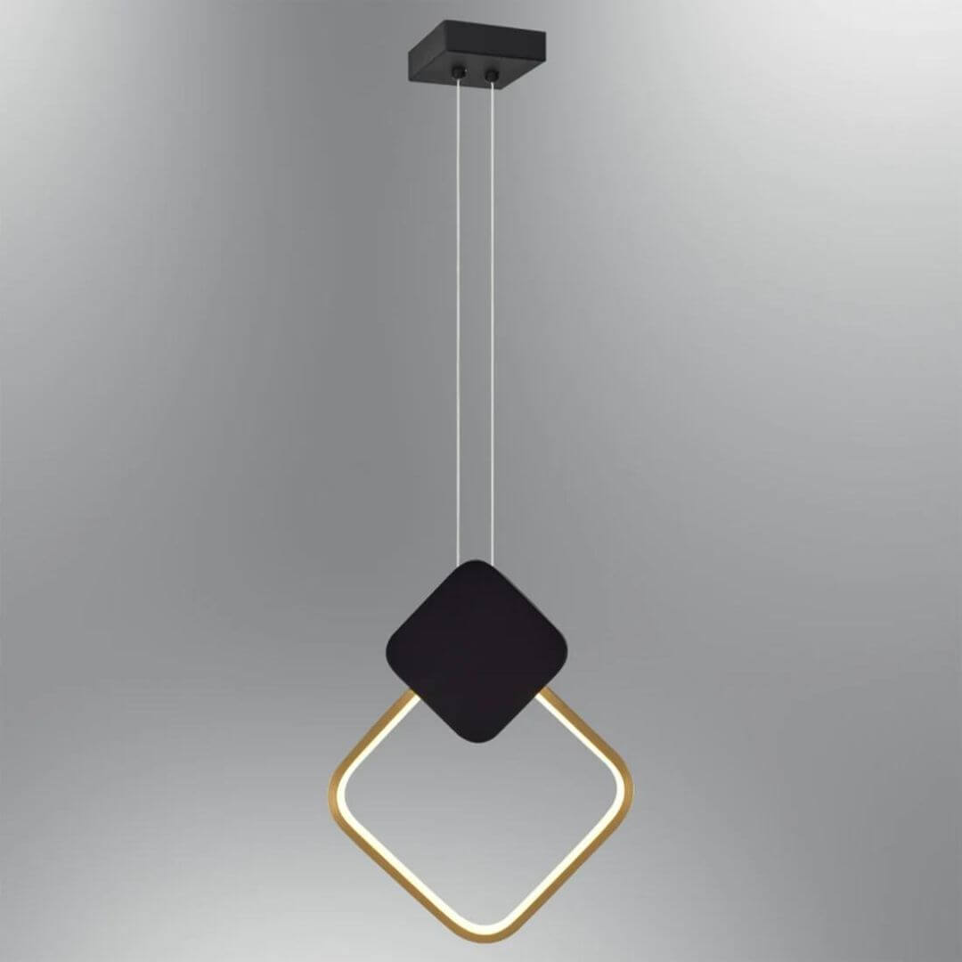 Sparkle Square LED Pendant Lights with Copper Cord – Elegant Hanging Light in Australia