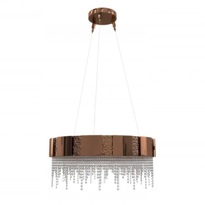 Spotlight Gold Crystal Chandelier Light – Elegant Modern Ceiling Lighting Fixture for Interiors