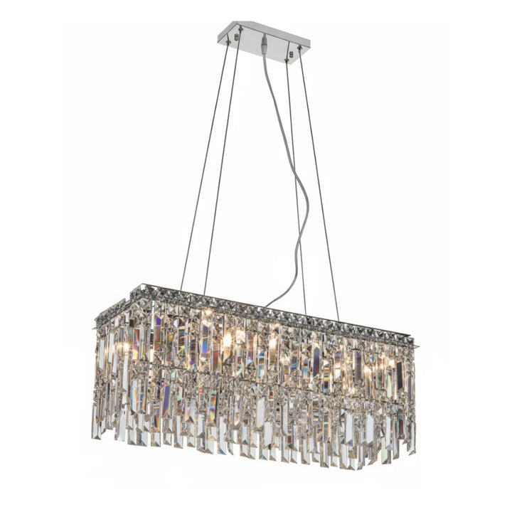 Square Chandelier K9 Crystal customized modern luxury lighting elegant design