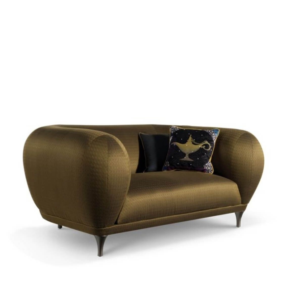 Stylish GrandGossamer KS35 sofa with cotton-linen upholstery – elegant modern seating with clean lines and plush comfort
