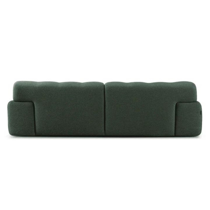 Back view of Stylish GrandGossamer KS36 sofa with cotton-linen upholstery – clean lines and modern design detailing