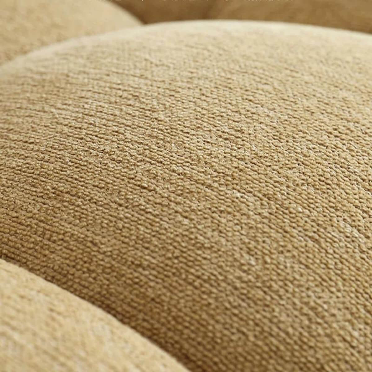 Stylish Modernista KS07 three-seater sofa with cotton-linen upholstery – contemporary design featuring clean lines and comfortable seating