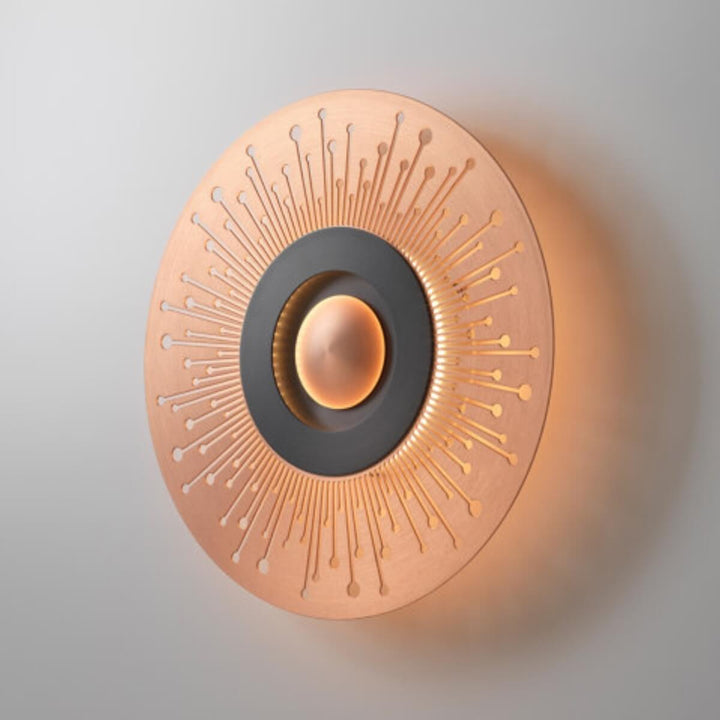 Sun and moon wall light by Eclipse Home, modern decorative lighting for living room or bedroom walls