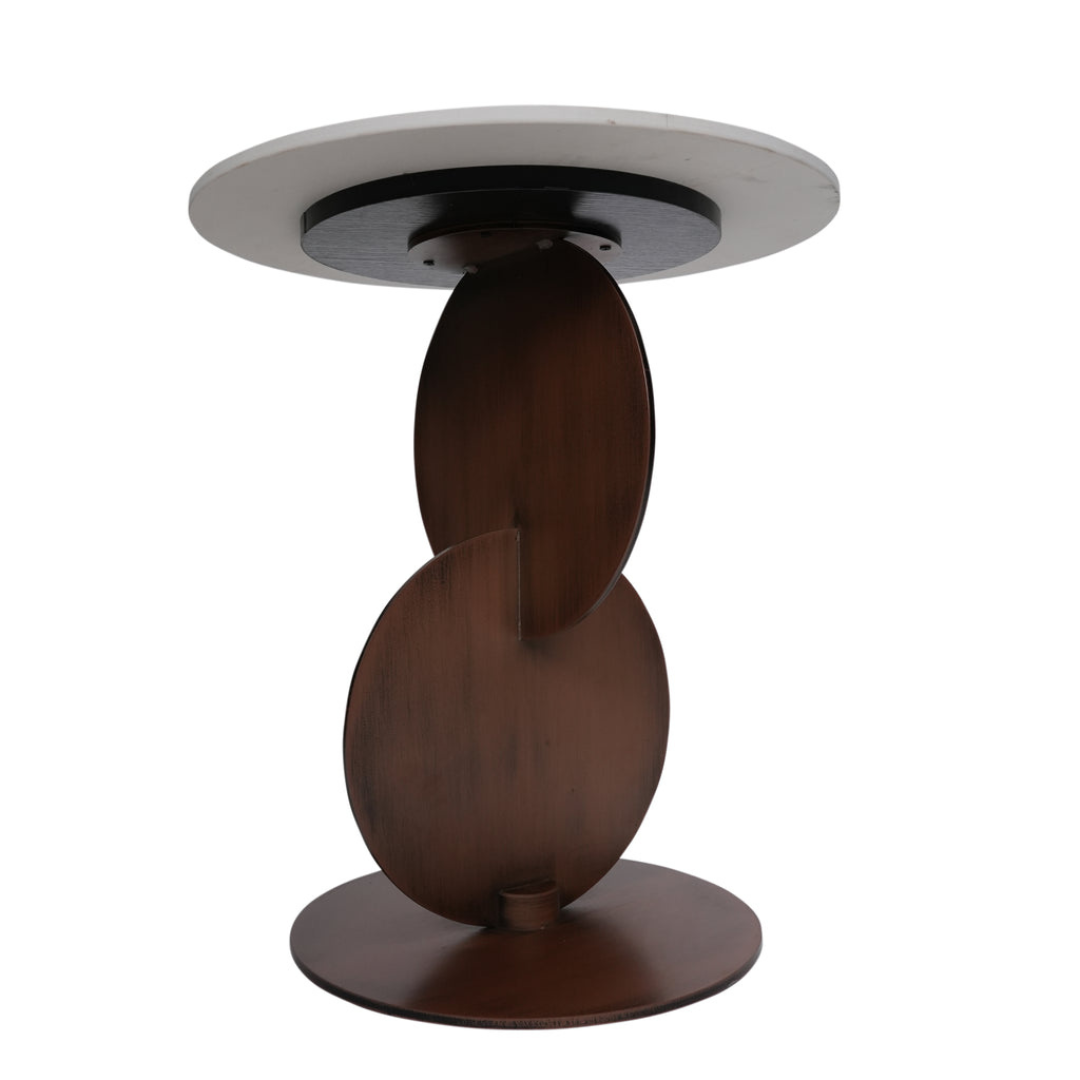 Tavolini side table with solid wood construction, modern and elegant design