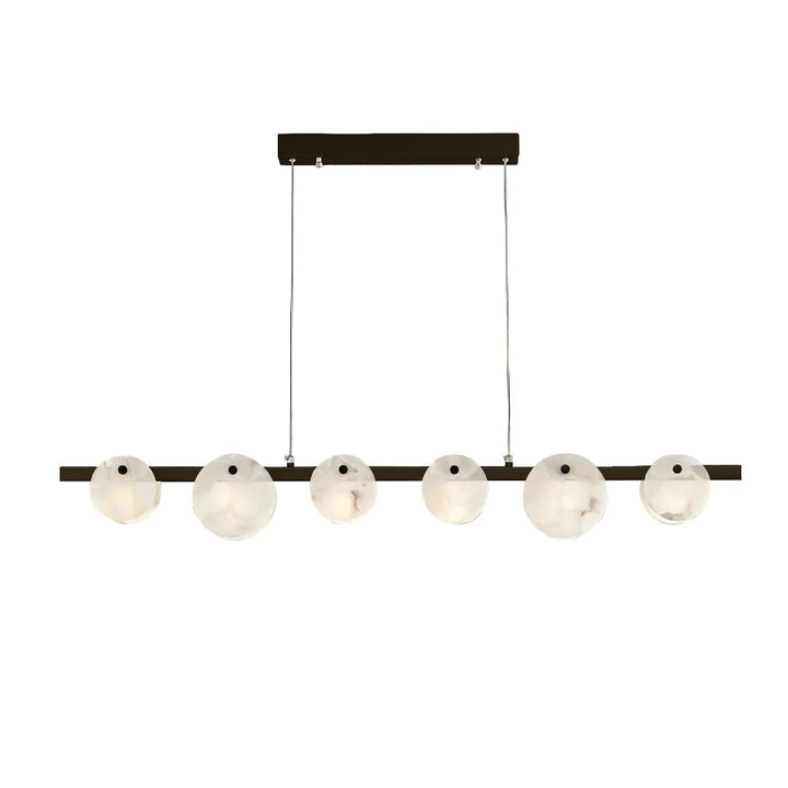 Trinidad dining room chandelier luxury lighting black metal finish elegant design