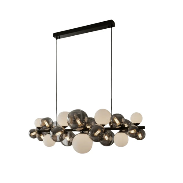 Veloura Modern Linear Ceiling Chandelier Elegant Contemporary Lighting for Home Interiors