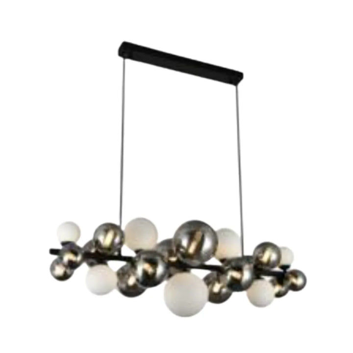 Veloura Modern Linear Ceiling Chandelier Elegant Contemporary Lighting for Home Interiors