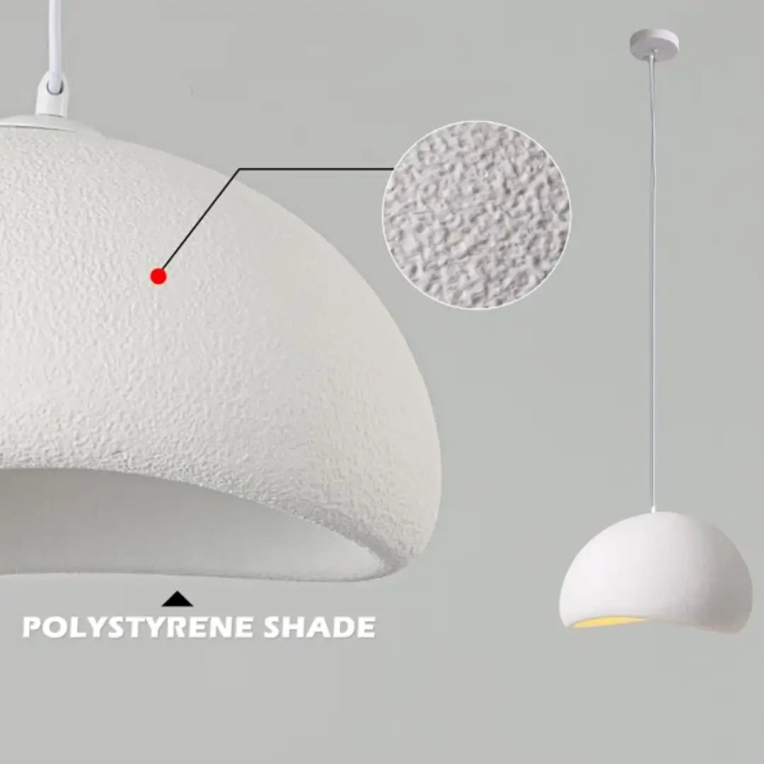 Wabi Sabi Igloo Grey Pendant Light – D300×H190/1200