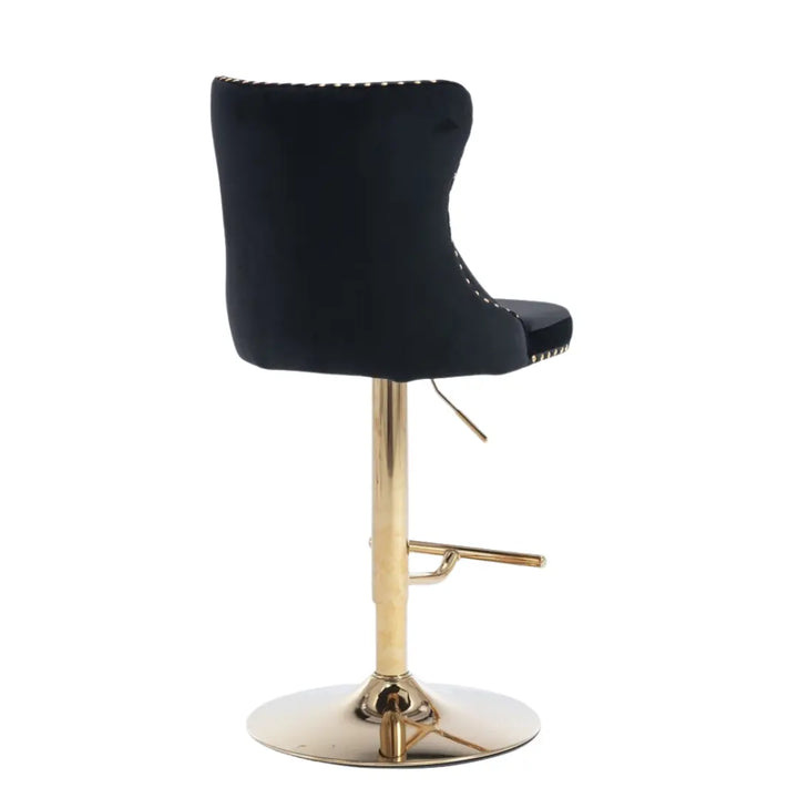 Back View of Swivel Bar Stool Fully Customised Modern Luxury Home Bar Furniture
