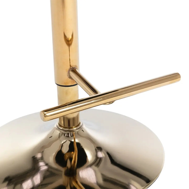 Detail View of Swivel Bar Stool Fully Customised Stand Modern Luxury Furniture