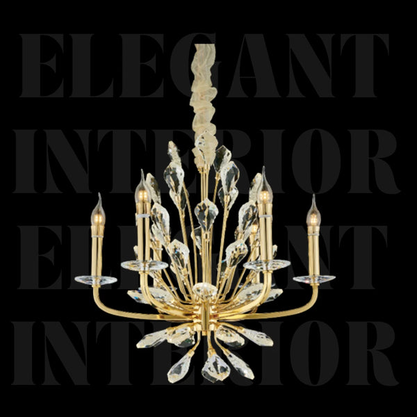 Donya Gold Crystal Chandelier