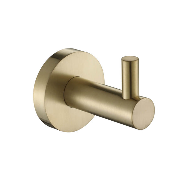 Zharl robe hook from Eclipse collection, modern bathroom accessory with sleek design and polished finish