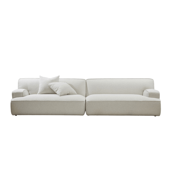 Front side view of 3-seater sofa set in Australia – modern stylish seating with soft upholstery and comfortable cushions