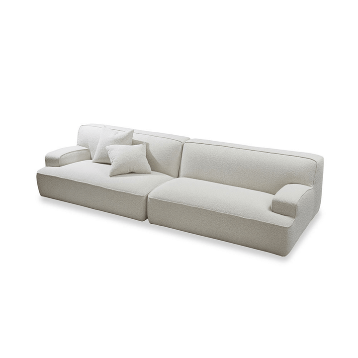 Side angle view of 3-seater sofa set in Australia – modern comfortable seating with stylish upholstery and sleek design