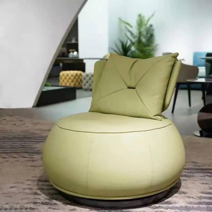 Side view of accent chair in Australia showcasing modern design and comfortable seating