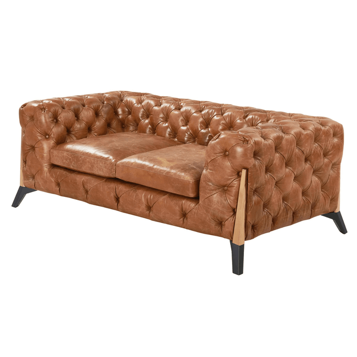 American Leather Seater Sofa in Australia – Side View of Stylish and Comfortable Seating