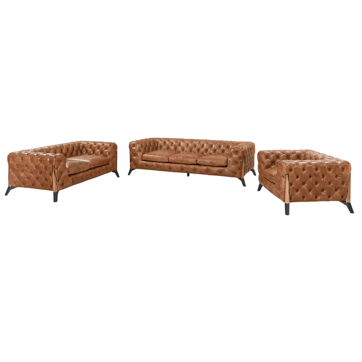 American Leather Seater in Australia – Front View of Modern and Comfortable Sofa