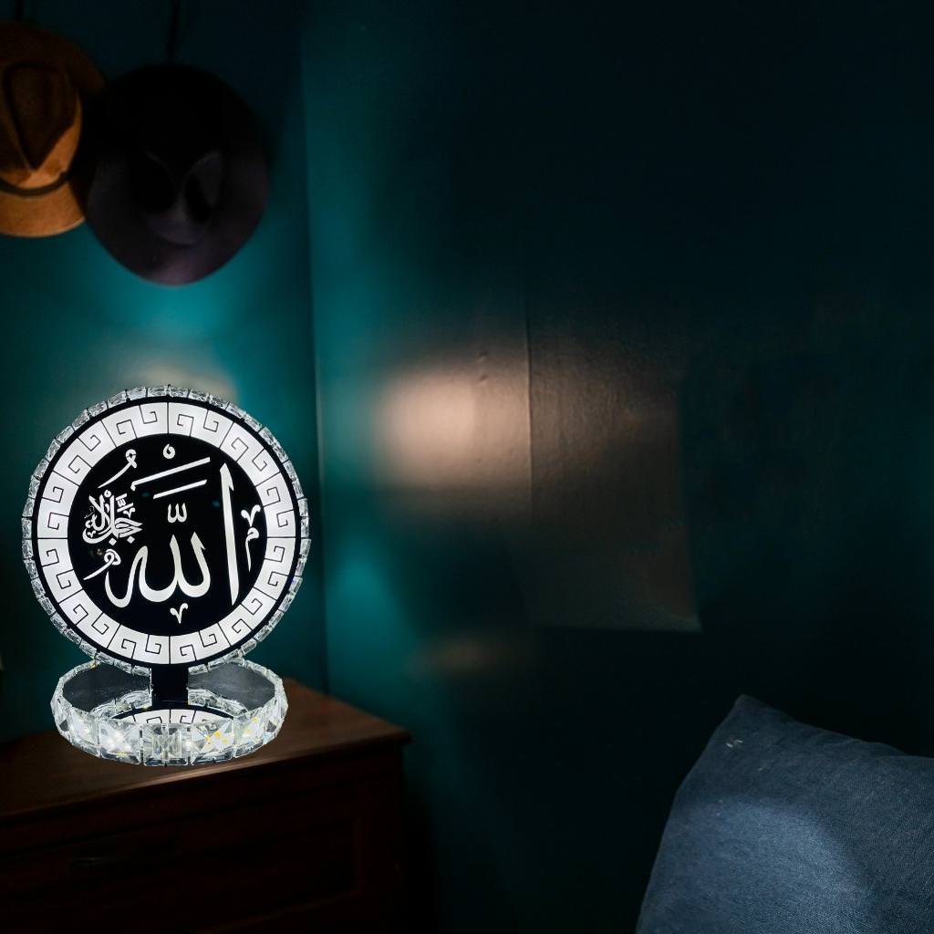 Lux_Decor_Allah_Arabia Table Lamp A- LED Crystal Lamp K9 Bedside