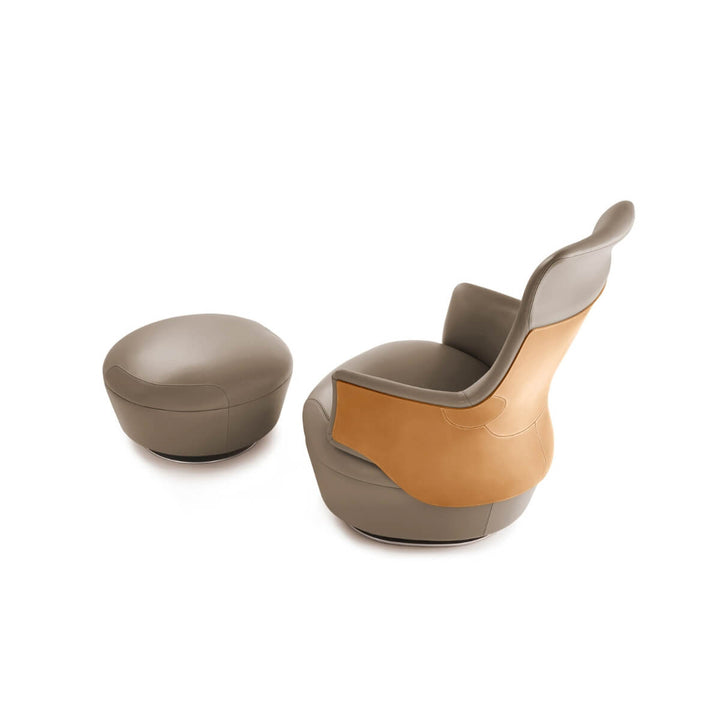 Side angle view of Assaya leisure chair in Australia – modern accent chair with elegant curves and premium finish