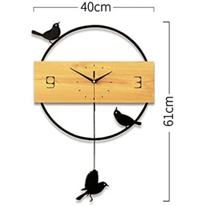 Bird Wall Clock in Australia – Artistic and Elegant Decorative Clock with Bird Motif