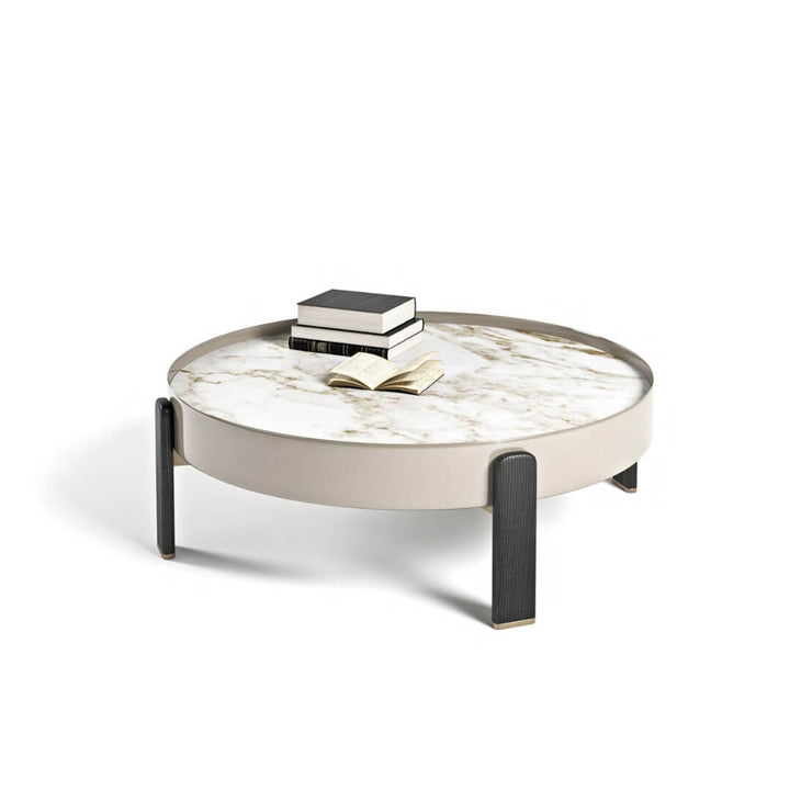 Round Coffee Table – Top View – Sleek Modern Design – Australia Home Decor