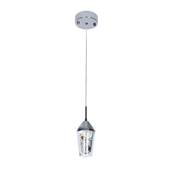 Front view of Chloe uniquely styled pendant light with modern elegant design