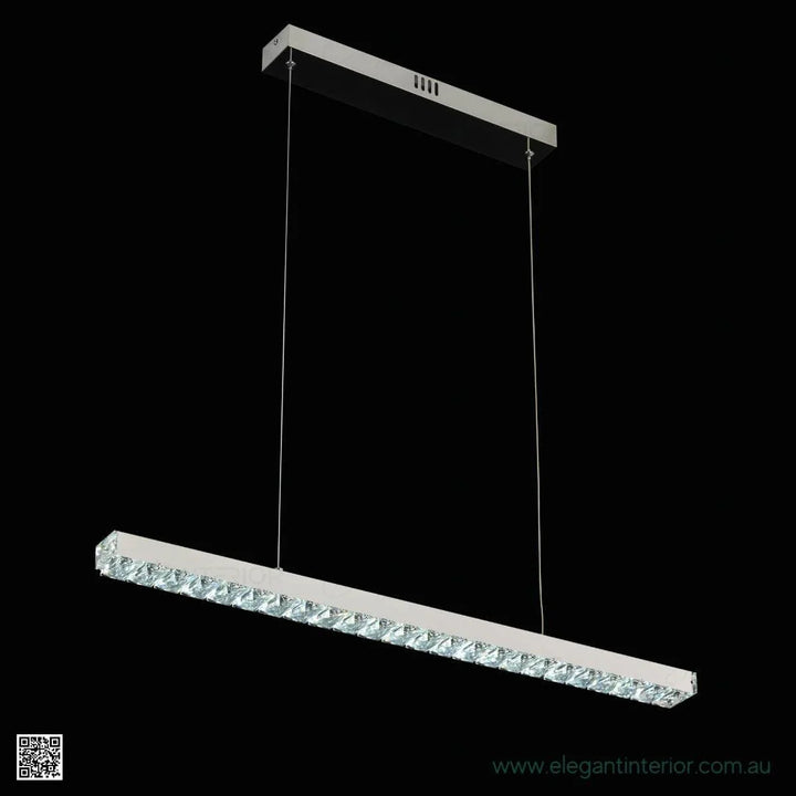 Side view of Clare pendant light in an elegant interior setting