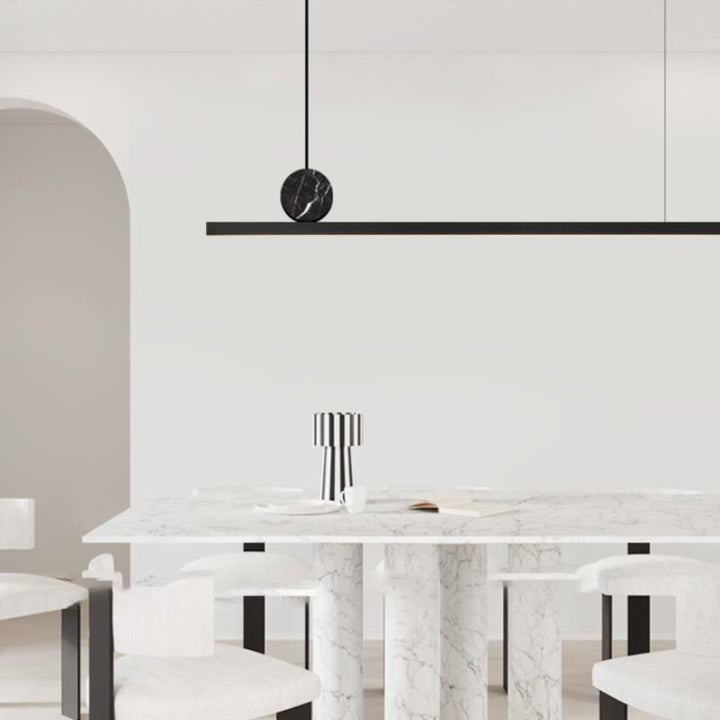 Ella Light LED gold chandelier in elegant Australian dining space – stylish modern lighting creating warm ambiance