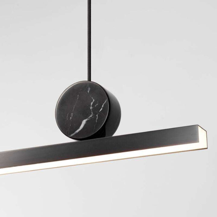 Detail view of Ella Light LED gold chandelier in elegant Australian interior – intricate design and glowing LEDs